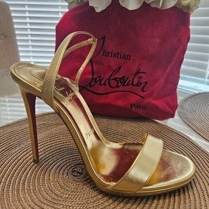 Gold Christian Louboutin